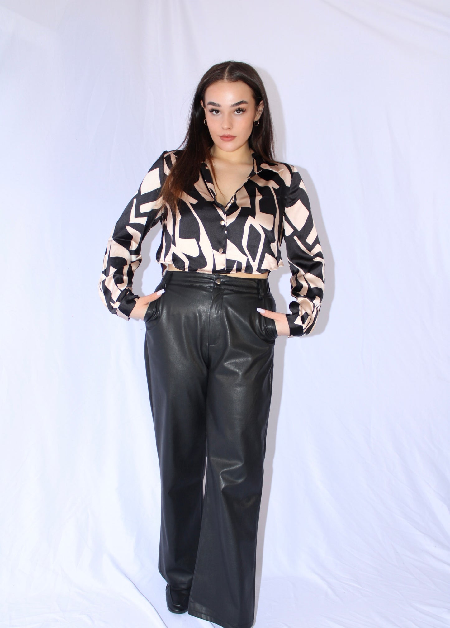 The Fallon Leather Pant